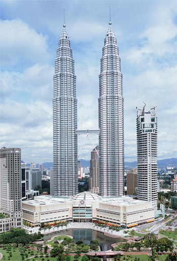 Petronas Twin Towers in Kuala Lumpur